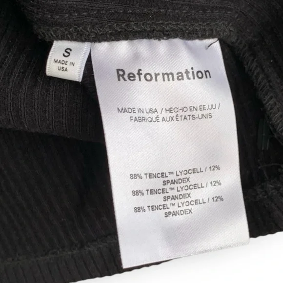 Reformation Paige Top Black Small SOLD - Picture 10 of 10
